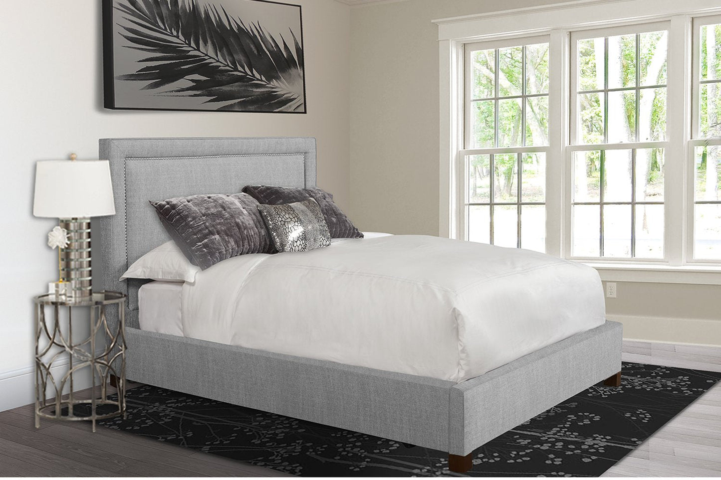 CODY - MINERAL KING BED 6/6 (GREY)