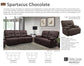 SPARTACUS - CHOCOLATE POWER RECLINER