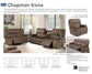 CHAPMAN - KONA MANUAL TRIPLE RECLINING SOFA