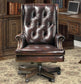 DC#112-HA - DESK CHAIR LEATHER DESK CHAIR