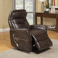 GEMINI - TRUFFLE MANUAL SWIVEL GLIDER RECLINER