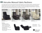 HERCULES - BLACK MANUAL SWIVEL GLIDER RECLINER