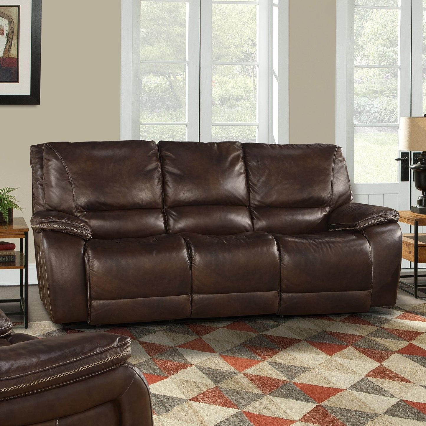 VAIL - BURNT SIENNA POWER SOFA