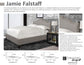 JAMIE - FALSTAFF QUEEN BED 5/0 (GREY)