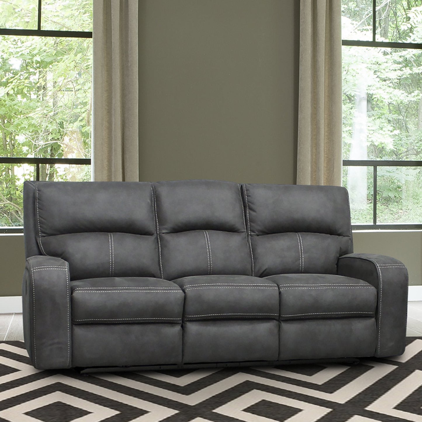 POLARIS - SLATE POWER SOFA