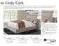 CODY - CORK CALIFORNIA KING BED 6/0 (NATURAL)