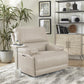 WHITMAN - VERONA LINEN - POWERED BY FREEMOTION POWER CORDLESS RECLINER