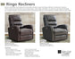 RINGO - FLORENCE GREY POWER SWIVEL GLIDER RECLINER