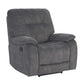 COOPER - SHADOW GREY MANUAL GLIDER RECLINER