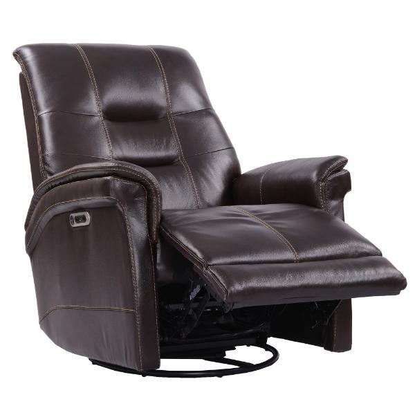 CARNEGIE - VERONA COFFEE - POWERED BY FREEMOTION POWER CORDLESS SWIVEL GLIDER RECLINER