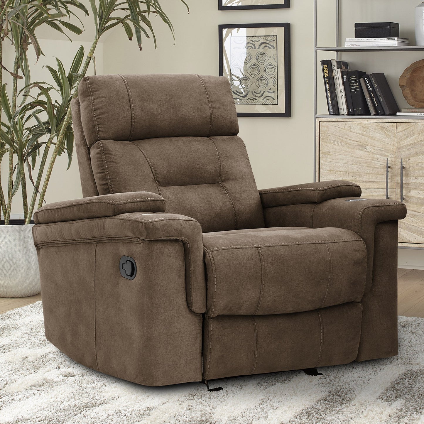 DIESEL MANUAL - COBRA BROWN MANUAL GLIDER RECLINER