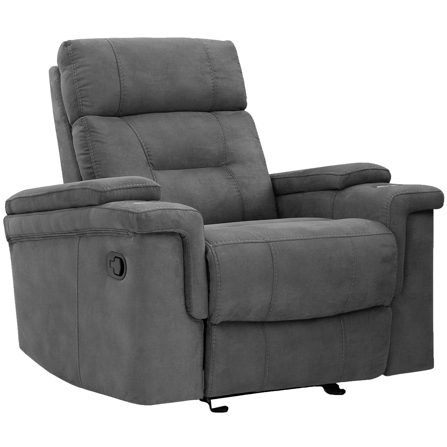 DIESEL MANUAL - COBRA GREY MANUAL GLIDER RECLINER