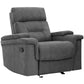 DIESEL MANUAL - COBRA GREY MANUAL GLIDER RECLINER