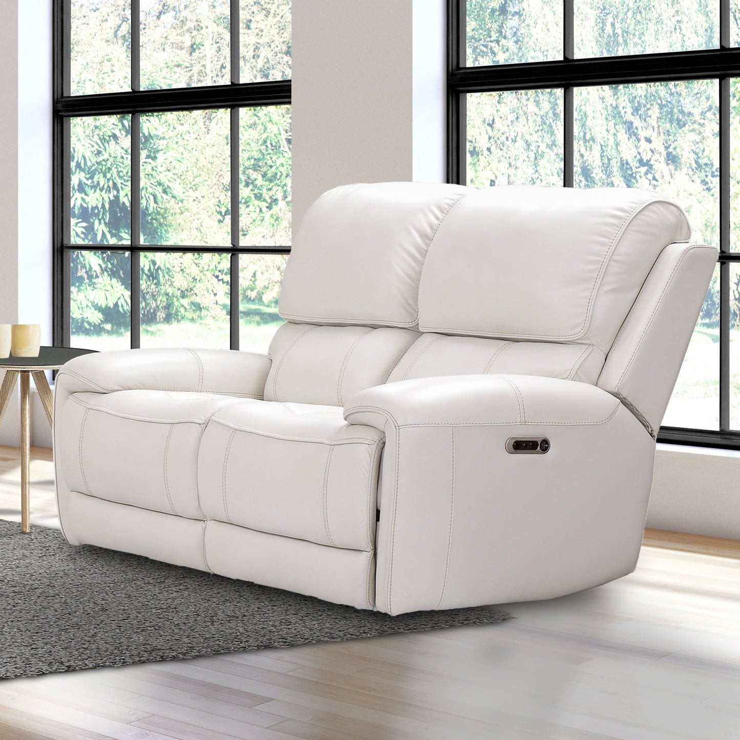 EMPIRE - VERONA IVORY POWER LOVESEAT