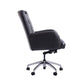 DC#130 VERONA BLACKBERRY - DESK CHAIR LEATHER DESK CHAIR