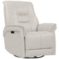 CARNEGIE - VERONA IVORY - POWERED BY FREEMOTION POWER CORDLESS SWIVEL GLIDER RECLINER