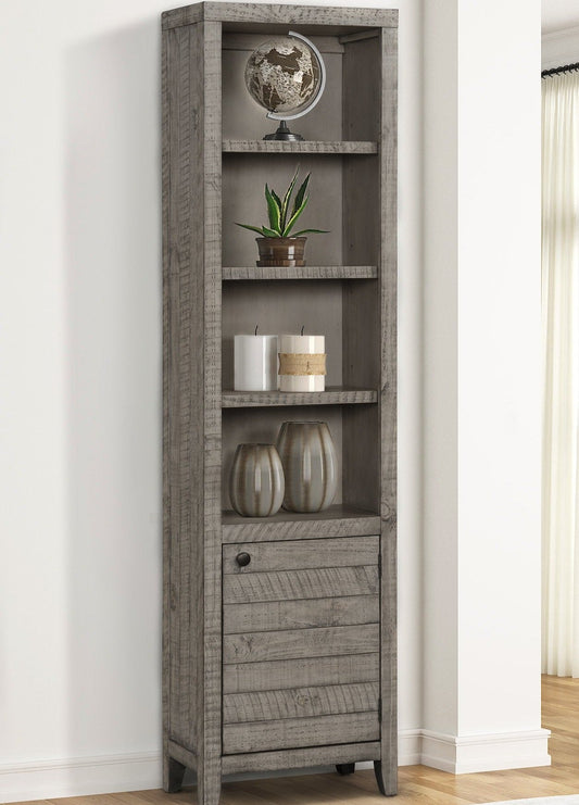 TEMPE - GREY STONE 22 IN. OPEN TOP BOOKCASE