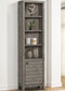 TEMPE - GREY STONE 22 IN. OPEN TOP BOOKCASE