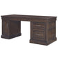 SHOREHAM - MEDIUM ROAST PEDESTAL DESK (SHO#480, SHO#481 & SHO#482)