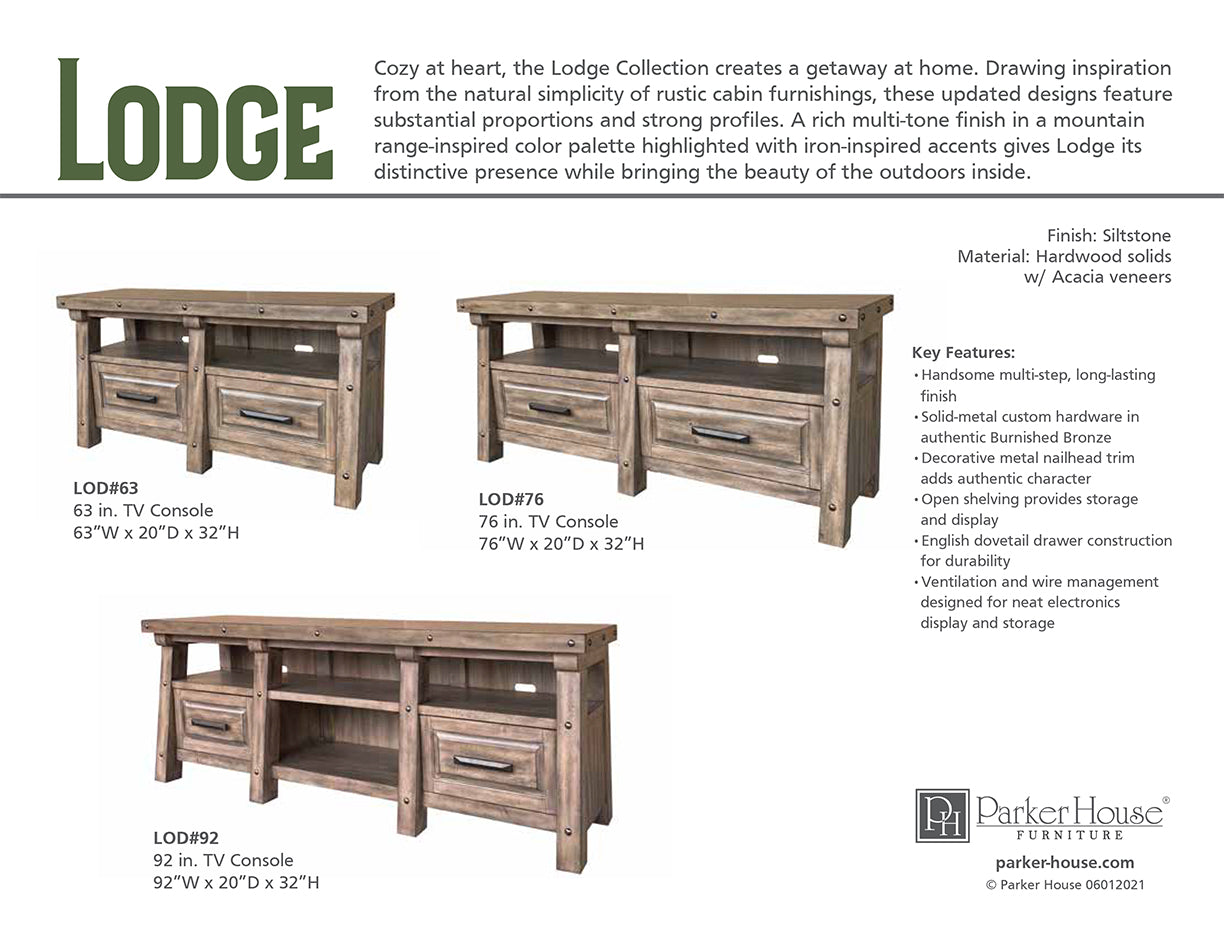 LODGE CONSOLE TABLE