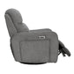 QUEST - UPGRADE CHARCOAL SWIVEL GLIDER CORDLESS RECLINER - POWERED BY FREEMOTION