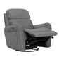 QUEST - UPGRADE CHARCOAL SWIVEL GLIDER CORDLESS RECLINER - POWERED BY FREEMOTION