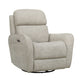 QUEST - UPGRADE MUSLIN SWIVEL GLIDER CORDLESS RECLINER - POWERED BY FREEMOTION