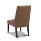 SIERRA COPLEY BROWN DINING CHAIR (2/CTN - SOLD IN PAIRS)