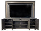 ASCENT 90 IN. TV CONSOLE WITH HUTCH AND BACK PANEL