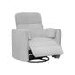 RADIUS - ANGORA LINEN MANUAL SWIVEL GLIDER RECLINER