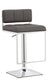 Alameda Adjustable Bar Stool Chrome and Grey