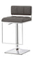 Alameda Adjustable Bar Stool Chrome and Grey