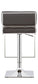 Alameda Adjustable Bar Stool Chrome and Grey