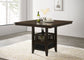 Jaden Square 47-inch Counter Height Dining Table Espresso