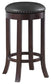 Aboushi Backless Swivel Bar Stool Brown (Set of 2)