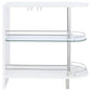 Adolfo Rectangular 2-tier Home Bar Table White High Gloss