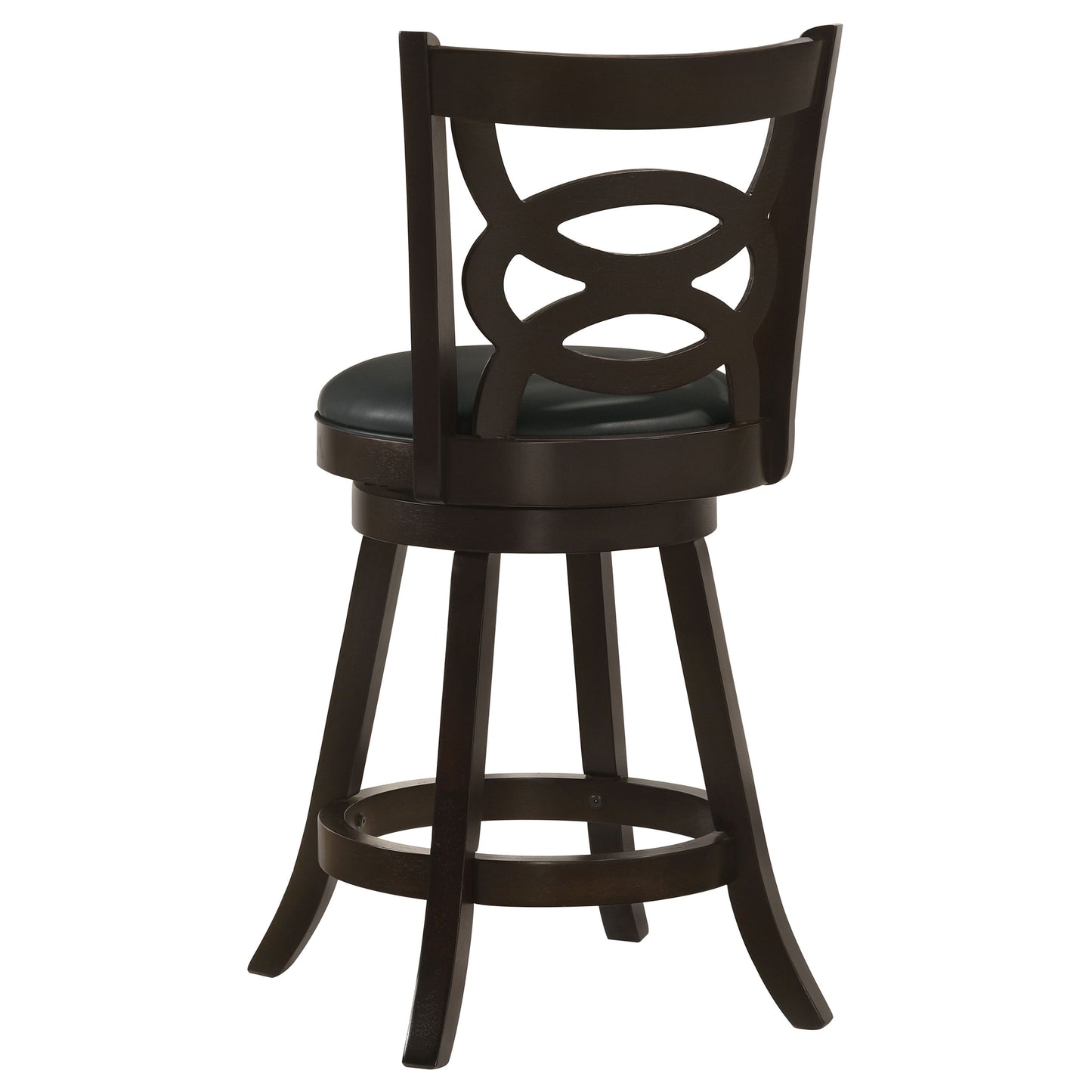 Calecita Wood Swivel Counter Stool Cappuccino (Set of 2)