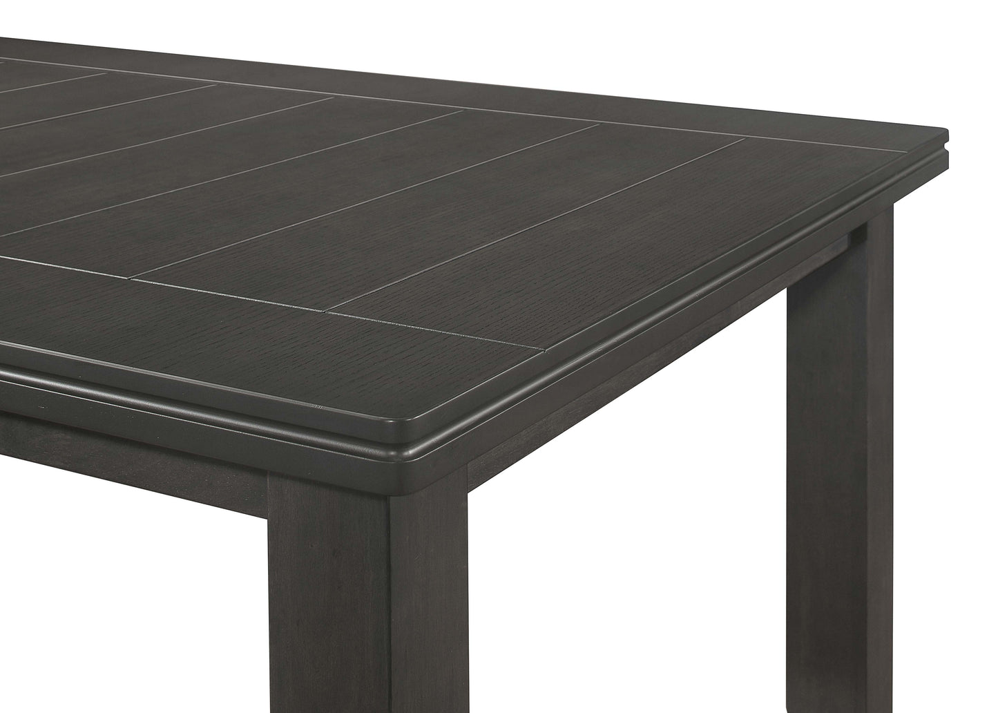 Dalila Rectangular 66-inch Wood Dining Table Dark Grey