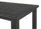 Dalila 6-piece Rectangular Dining Table Set Dark Grey