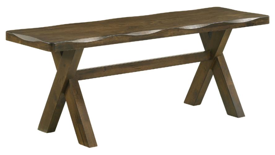 Alston Wood Dining Bench Knotty Nutmeg