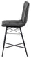 Aiken Upholstered Tufted Counter Chair Charcoal (Set of 2)