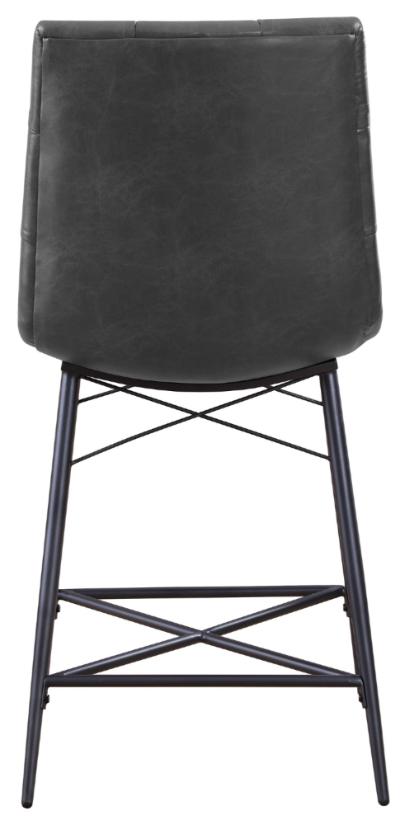 Aiken Upholstered Tufted Counter Chair Charcoal (Set of 2)