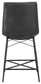 Aiken Upholstered Tufted Counter Chair Charcoal (Set of 2)