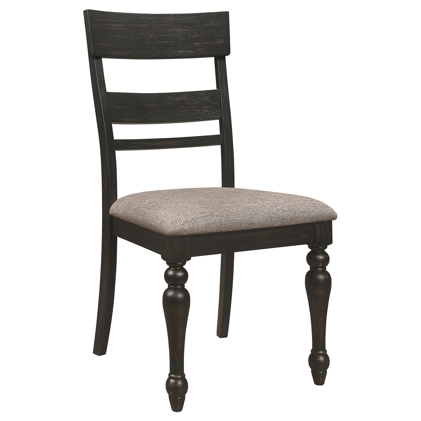 Bridget Wood Dining Side Chair Charcoal (Set of 2)