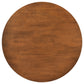 Dinah 5-piece Round Solid Wood Dining Set Walnut