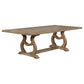 Brockway 104-inch Extension Leaf Dining Table Barley Brown