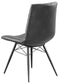 Aiken Upholstered Dining Side Chair Charcoal (Set of 4)