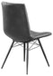 Aiken Upholstered Dining Side Chair Charcoal (Set of 4)