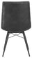 Aiken Upholstered Dining Side Chair Charcoal (Set of 4)