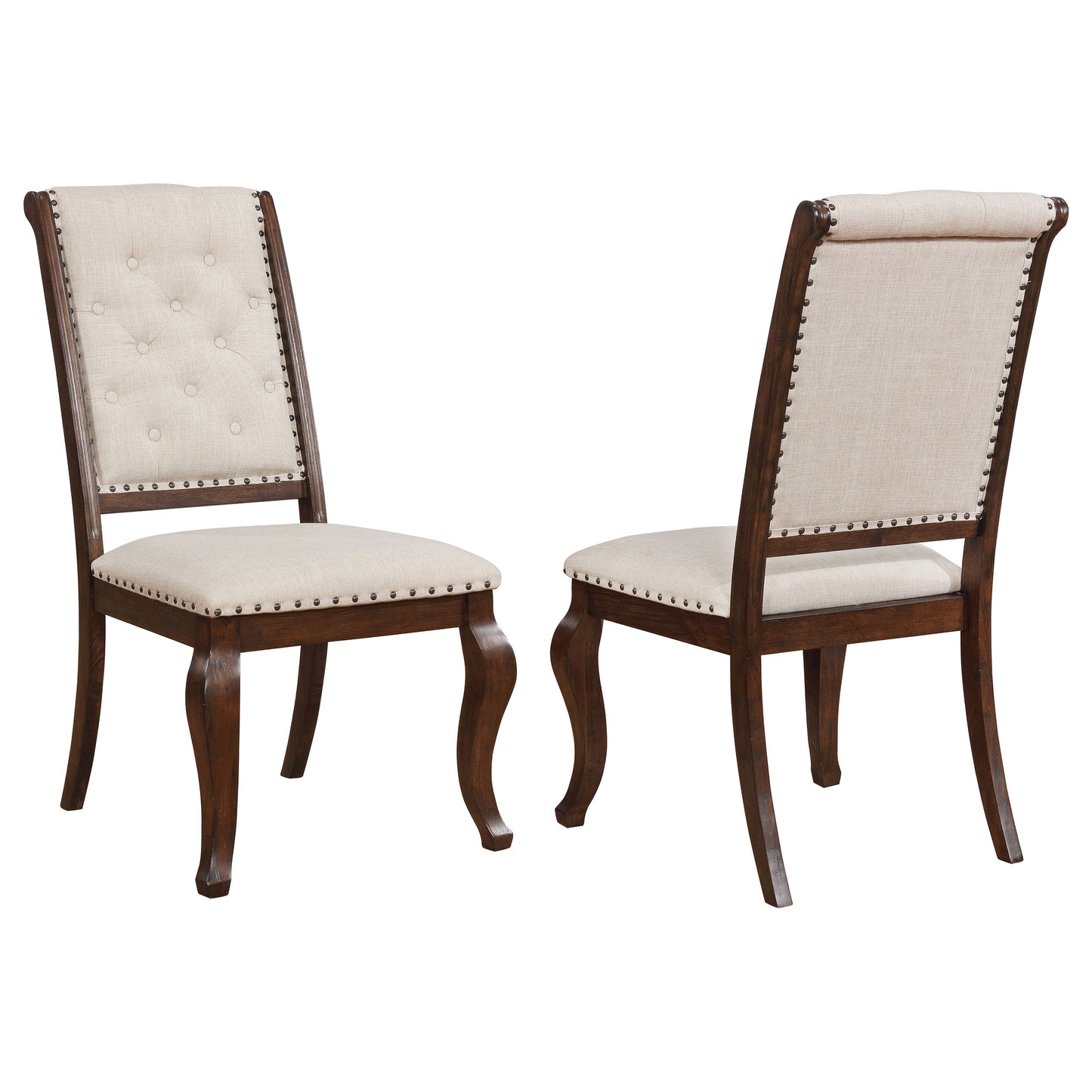 Brockway Upholstered Dining Chair Barley Java (Set of 2)